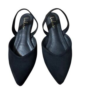 Lulus Women's Mae Pointed-Toe Slingback Flats